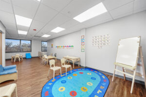 sensory friendly classroom at Eyas Landing's Avondale pediatric therapy clinic